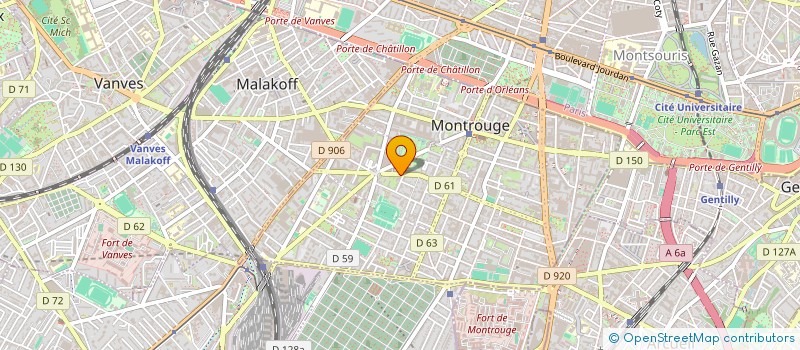 localisation de l'entreprise MALICORNE à MONTROUGE