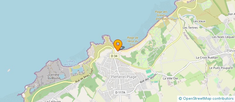 localisation de l'entreprise MALICORNE SURF ASSOCIATION  FREHEL