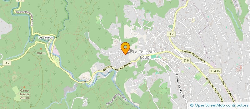 localisation de l'entreprise MALIDA  LA COLLE-SUR-LOUP