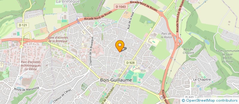 localisation de l'entreprise MALIDA à BOIS GUILLAUME