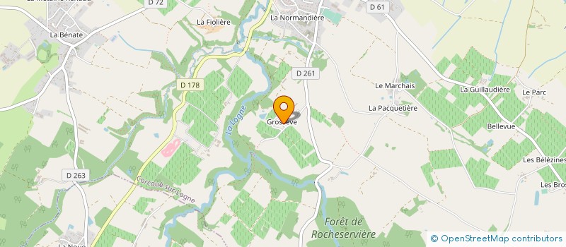 localisation de l'entreprise MALIDAIN  CORCOUE-SUR-LOGNE