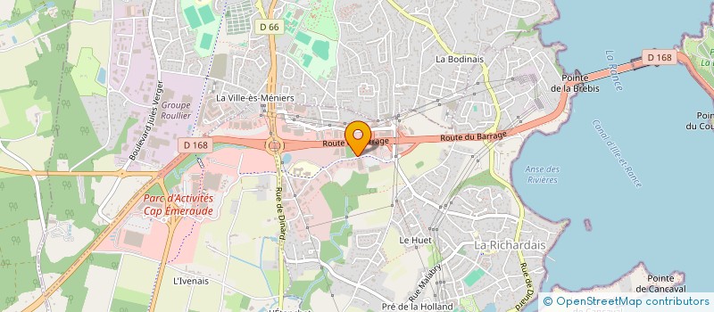 localisation de l'entreprise MALIDOR EURL à LA RICHARDAIS