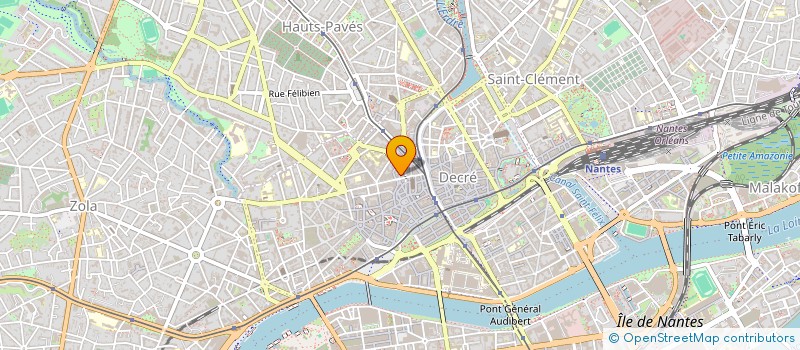 localisation de l'entreprise MALIE à NANTES