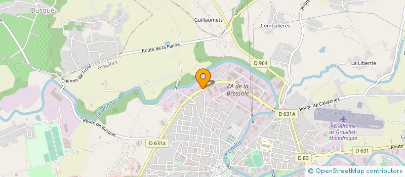 localisation de l'entreprise MALIE DECORATION  GRAULHET