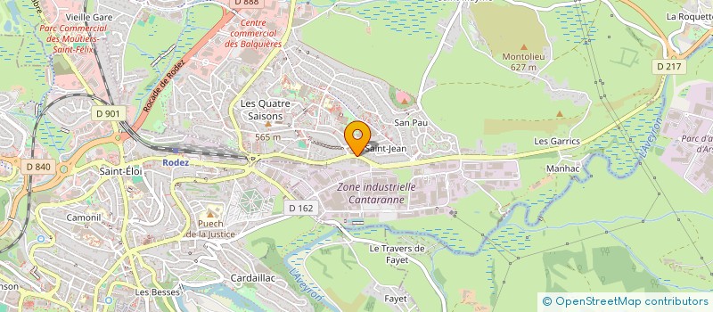 localisation de l'entreprise MALIE ELECTROMENAGER  ONET-LE-CHATEAU