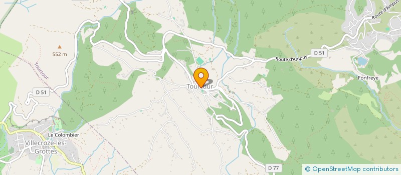 localisation de l'entreprise MALIEM DE AVA BLANCHE  TOURTOUR