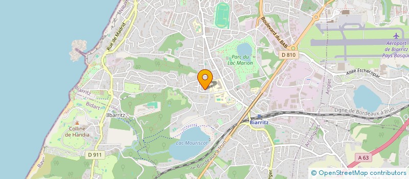 localisation de l'entreprise MALIENIA à BIARRITZ