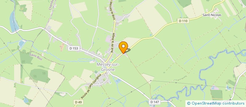 localisation de l'entreprise MALIFLO  MESSEY-SUR-GROSNE