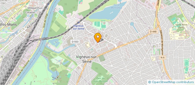 localisation de l'entreprise MALIFORO ET ENTRAIDE à VIGNEUX-SUR-SEINE