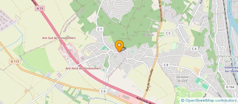 localisation de l'entreprise MALIGACHE  MORAINVILLIERS