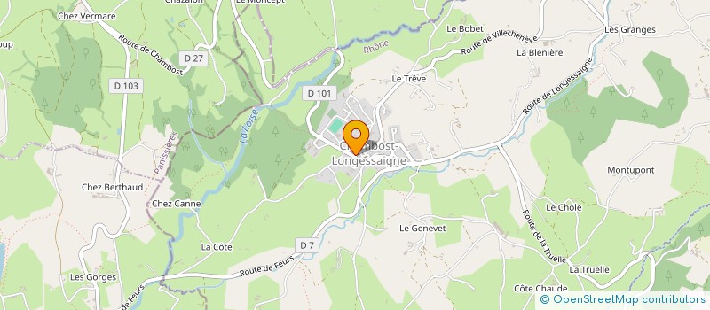 localisation de l'entreprise MALIGEAY  CHAMBOST-LONGESSAIGNE