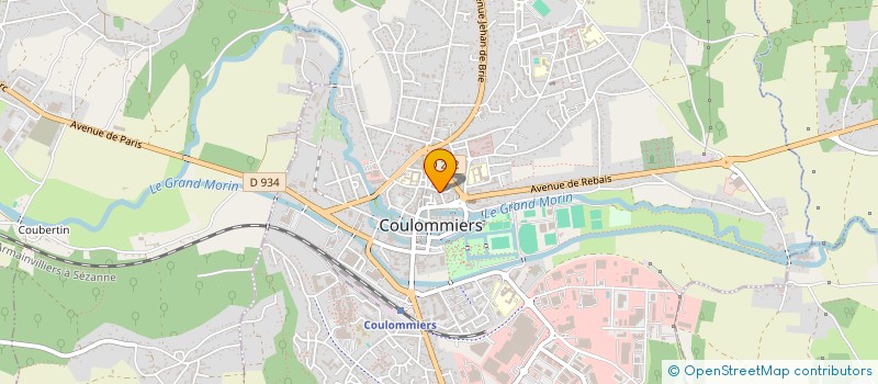 localisation de l'entreprise MALIGNER S à COULOMMIERS