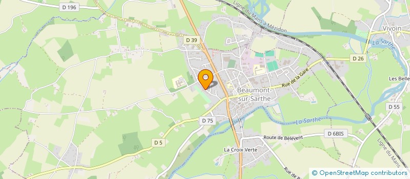 localisation de l'entreprise MALIGORN  BEAUMONT-SUR-SARTHE