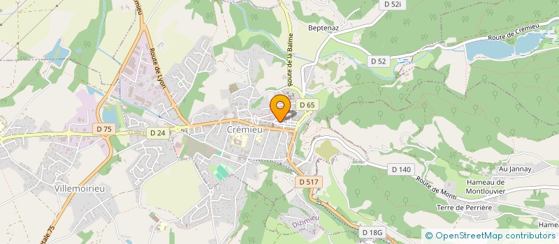 localisation de l'entreprise MALIGORN  CREMIEU