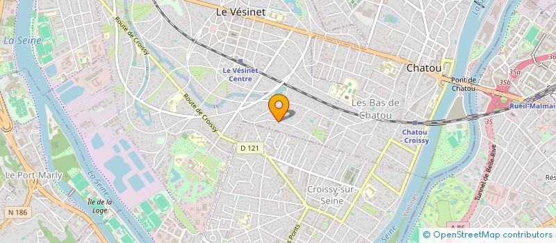 localisation de l'entreprise MALIGUITI 2  LE VESINET