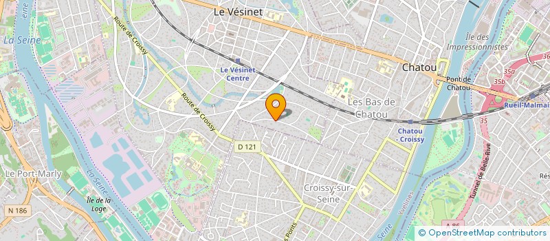 localisation de l'entreprise MALIGUITI 3  LE VESINET