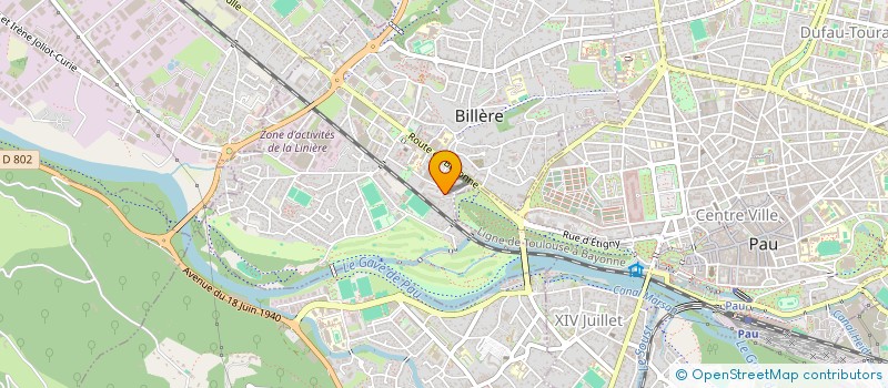 localisation de l'entreprise MALIHONDA  BILLERE