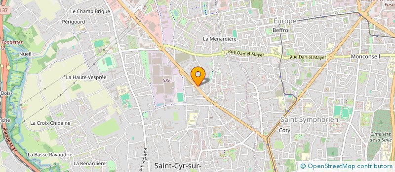 localisation de l'entreprise MALIJA à SAINT-CYR-SUR-LOIRE
