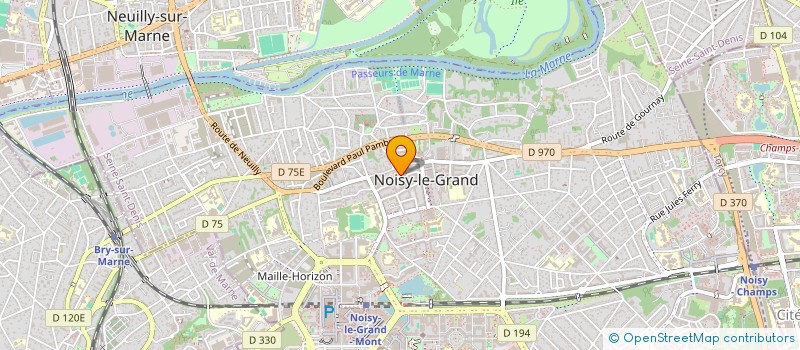localisation de l'entreprise MALIK à NOISY-LE-GRAND