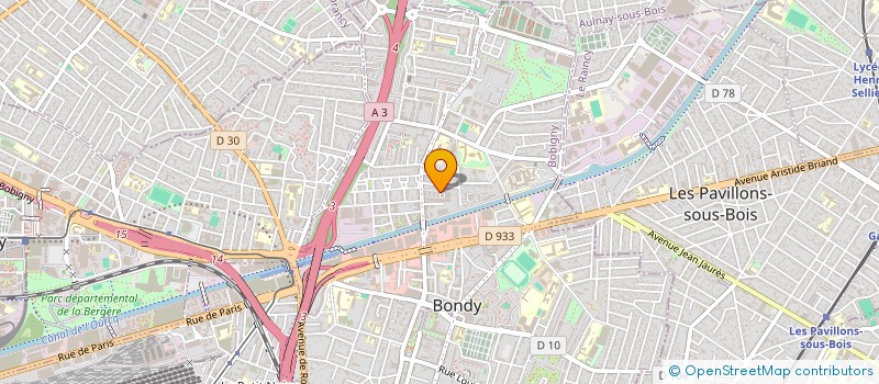 localisation de l'entreprise MALIK  BONDY