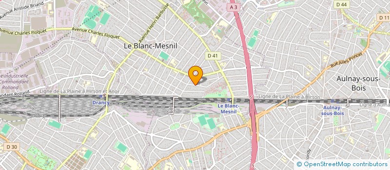 localisation de l'entreprise MALIK à LE BLANC-MESNIL
