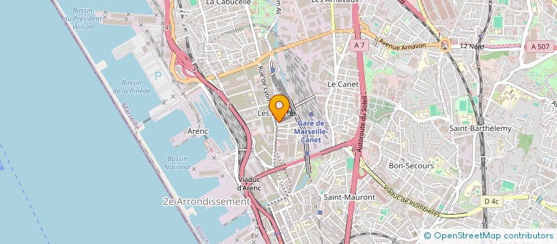 localisation de l'entreprise MALIK à MARSEILLE