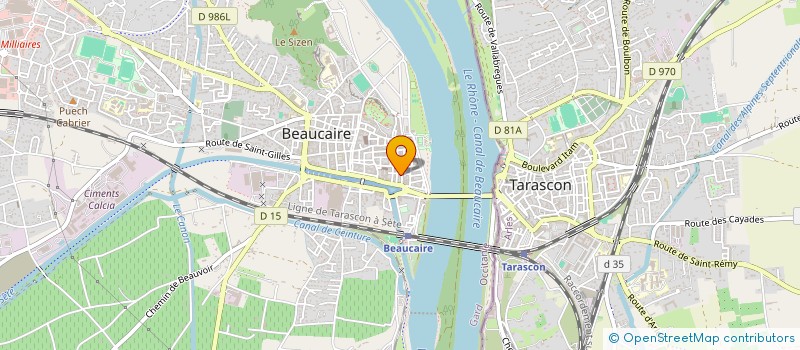 localisation de l'entreprise MALIK FRUITS  BEAUCAIRE