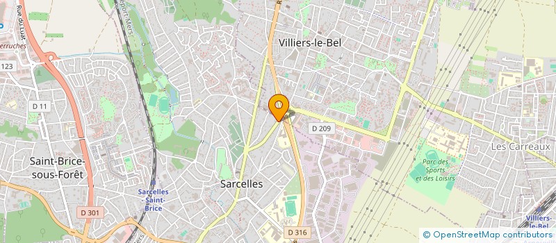 localisation de l'entreprise MALIK IMMO  SARCELLES