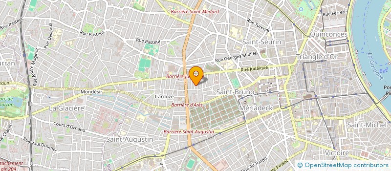 localisation de l'entreprise MALIKA à BORDEAUX