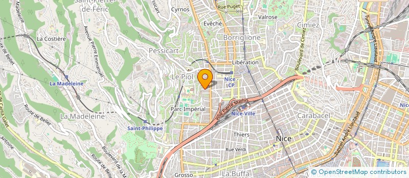 localisation de l'entreprise MALIKA à NICE