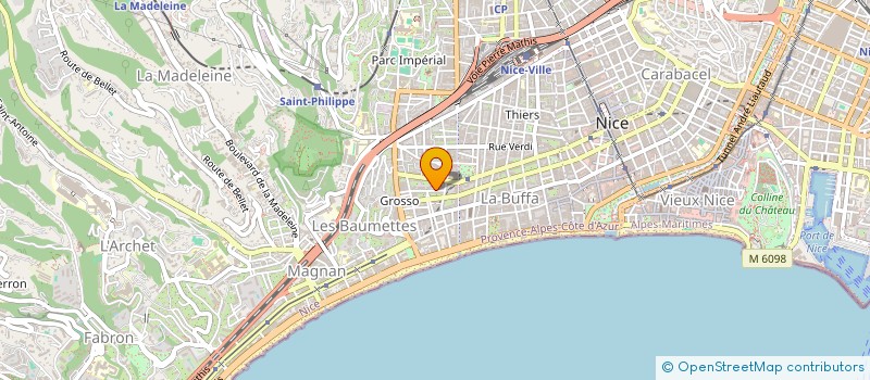 localisation de l'entreprise MALIKA CAPITAL  NICE