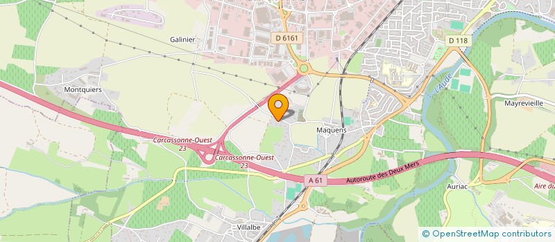 localisation de l'entreprise MALILEO à CARCASSONNE