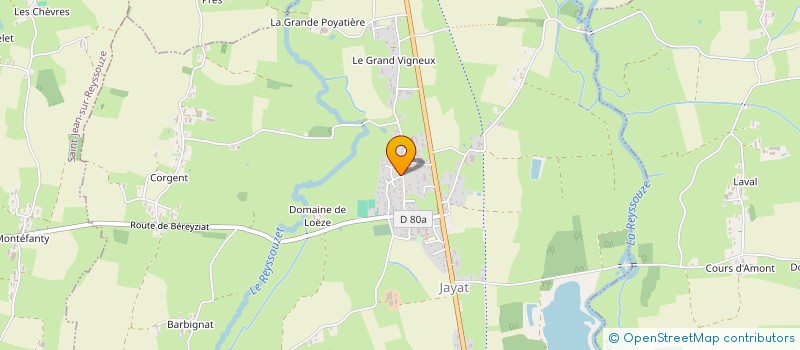 localisation de l'entreprise MALIN FRERES  JAYAT