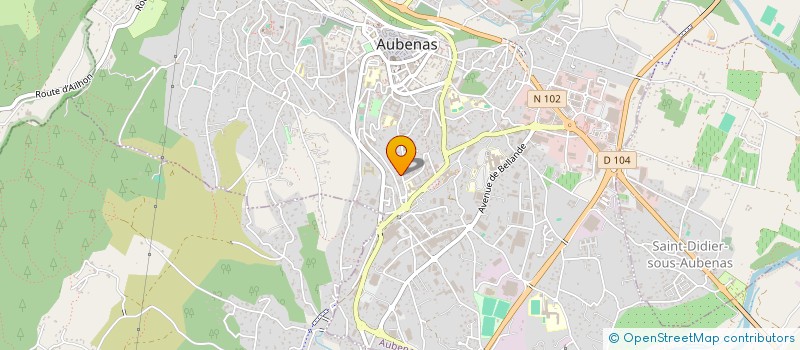 localisation de l'entreprise MALINA à AUBENAS