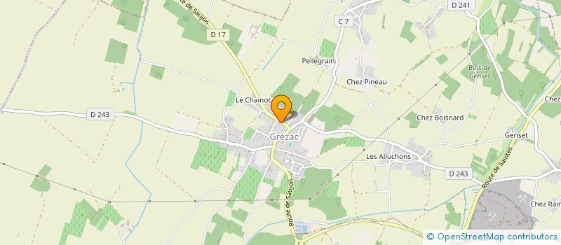 localisation de l'entreprise MALINALOC  GREZAC