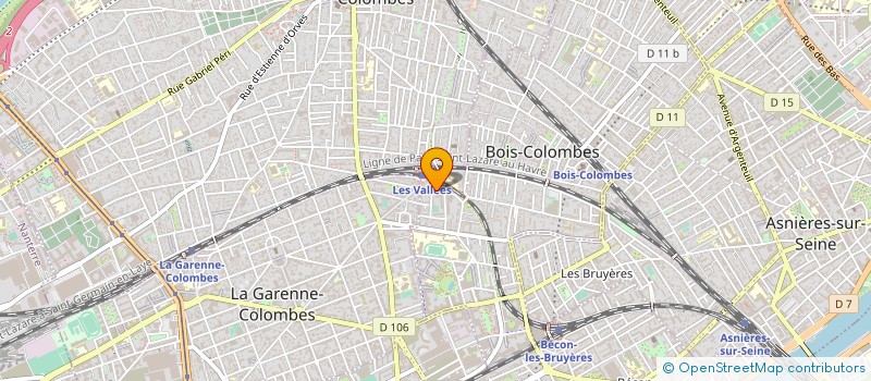 localisation de l'entreprise MALINANT à BOIS-COLOMBES