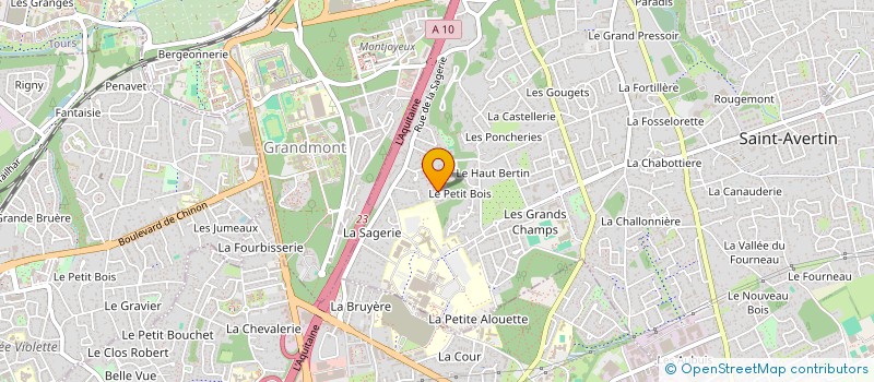 localisation de l'entreprise MALINARO  SAINT-AVERTIN