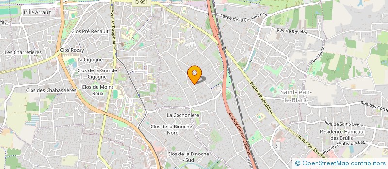 localisation de l'entreprise MALINE  SAINT-JEAN-LE-BLANC