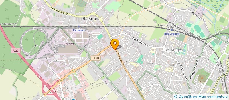 localisation de l'entreprise MALINE  RAISMES