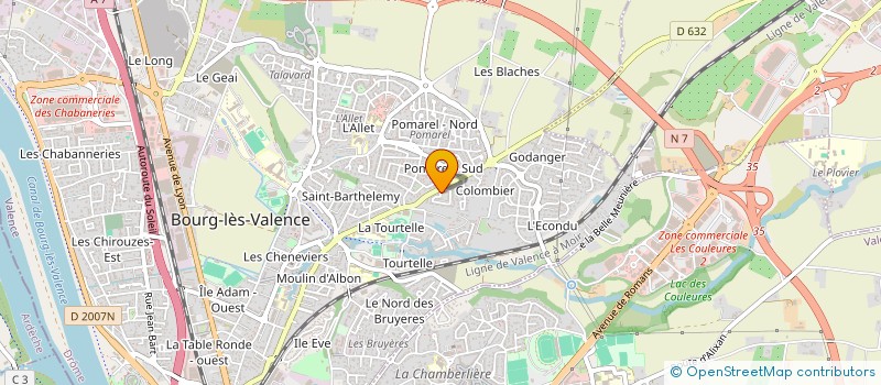 localisation de l'entreprise MALINE & CO  BOURG-LES-VALENCE