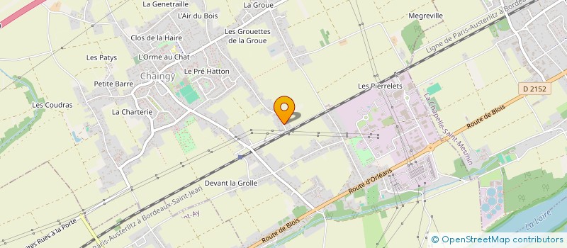 localisation de l'entreprise MALINE INVESTISSEMENT  CHAINGY
