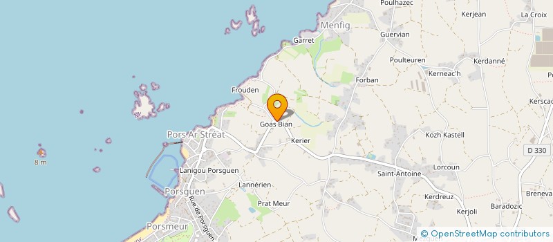 localisation de l'entreprise MALINE LR  PLOUNEVEZ-LOCHRIST