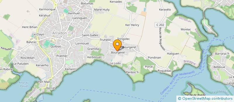 localisation de l'entreprise MALINEDA  ARRADON