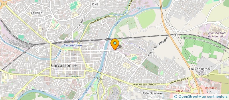 localisation de l'entreprise MALINETOTO IMMO à CARCASSONNE