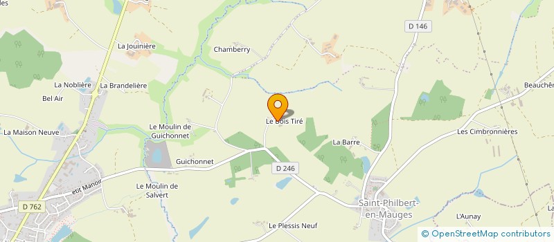 localisation de l'entreprise MALINGE MICHEL à BEAUPREAU-EN-MAUGES