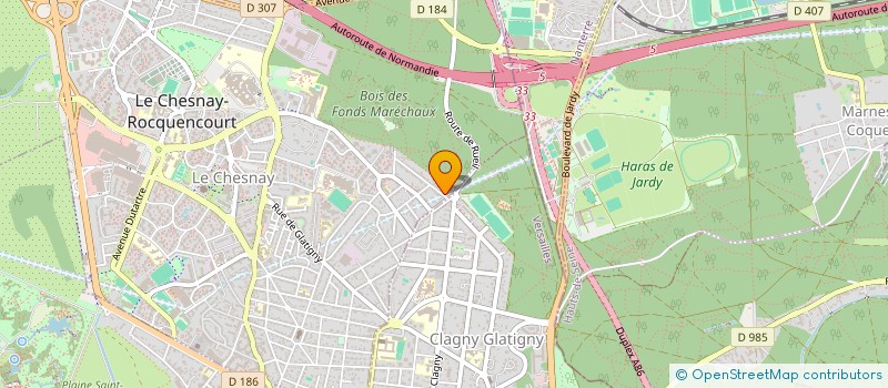 localisation de l'entreprise MALINGERE LE CHESNAY  LE CHESNAY-ROCQUENCOURT