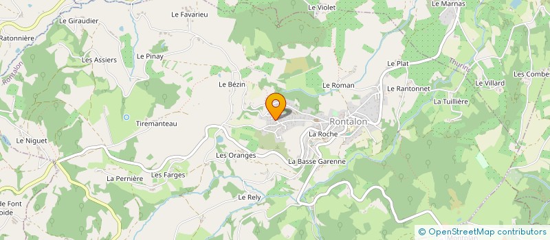 localisation de l'entreprise MALINO  RONTALON