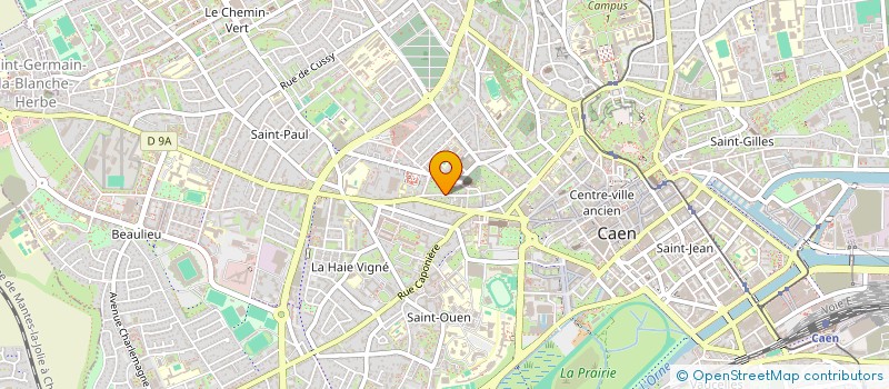 localisation de l'entreprise MALINS IMMO à CAEN