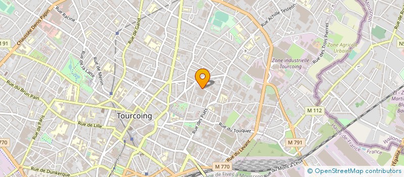 localisation de l'entreprise MALIP à TOURCOING