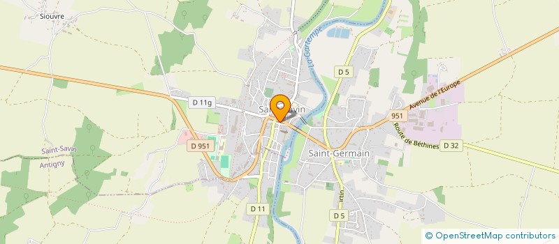 localisation de l'entreprise MALIPA à SAINT-SAVIN